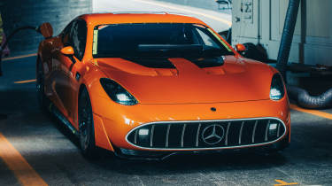 The Mercedes-AMG GT XX concept is a 220mph saloon with electrified